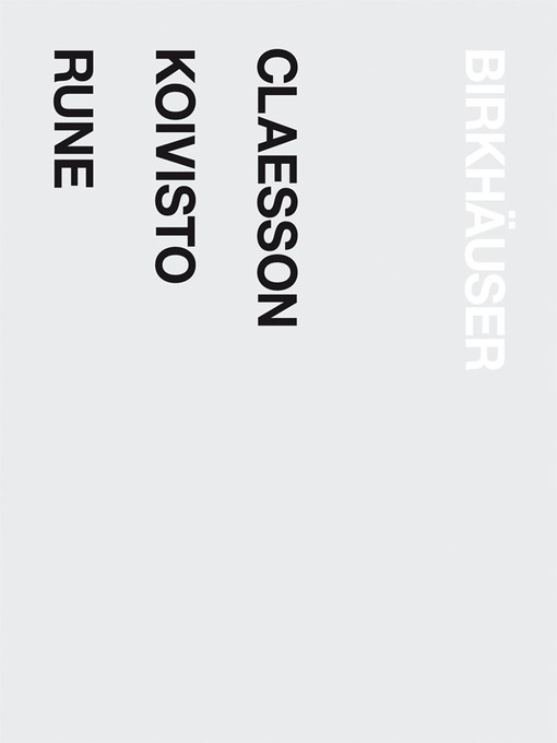 Title details for Claesson Koivisto Rune by Paola Antonelli - Available